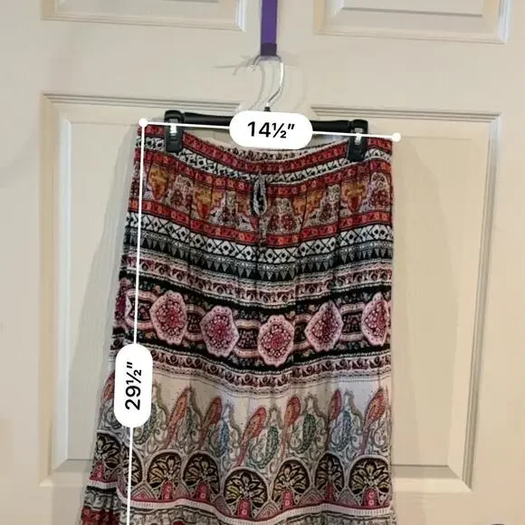Christian siriano boho maxi skirt - Picture 3 of 6